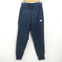 D■ニューバランス/NEW BALANCE トレーニングウェア/ジョガーパンツ【S】紺/MENS/61【中古】■
