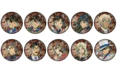 【中古】バッジ・ビンズ 全10種セット 「名探偵コナン トレーディングホログラム缶バッジVol.6」