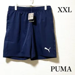 【新品】プーマ　ハーフパンツ　メンズ　XXL　ネイビー　PUMA