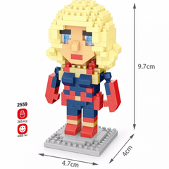キャプテンマーベル ナノブロック 互換 レゴ マーベル スーパーヒーローズ