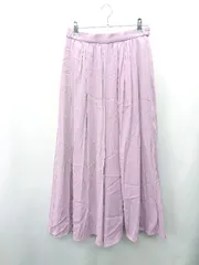 ◇ ◎●未使用● Θ ketty ウエストゴム ロング丈 フレア スカート サイズM ラベンダー レディース E  【1409100016314】