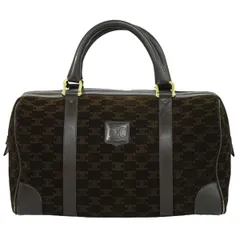 週末SALE美品　セリーヌ Cマカダム スエード ハンドバッグ CELINE】セリーヌ Cマカダムハンドバッグ 中古の通販 - TiCTAC