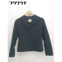 ◇ Chez toi シェトワ 3B 薄手 長袖 テーラードジャケット ネイビー レディース  【中古】 【1112160007702】のサムネイル