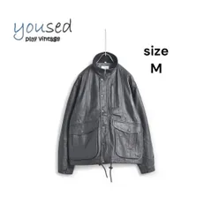 yoused play vintage ダブルライダースジャケット　本革　レザー ビンテージ ライダースジャケット 本革 レザージャケット 革