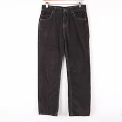 トミーヒルフィガー コーデュロイパンツ ロングパンツ ストレート ボトムス コットン100% メンズ 20サイズ グレー TOMMY HILFIGER 【中古】