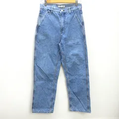 D■ユニクロ/UNIQLO JW ANDERSON 440284 ワイドフィットジーンズ【28(71cm)】青系/MENS/52【中古】