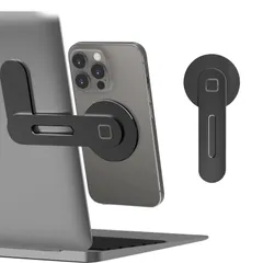 【新着商品】日本語説明書付き、ブラック 12シリーズ対応 & 13 iPhone スリムなポータブル折りたたみコンピュータ拡張ブラケッ 省スペース の調節可能な携帯電話モニターサイドマウント、回転式 Plus用 Pro／14／14 Max／14 Pro 14