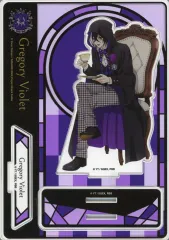 【中古】アクリルスタンド・アクリルパネル グレゴリー・バイオレット BIG等身アクリルスタンド 「黒執事 -寄宿学校編-×and GALLERY collaboration cafe」