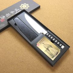 包丁 小三徳 名刀包丁 坂本龍馬モデル 14cm (140mm) ニッケン刃物 関の刃物 陸奥守吉行 海援隊 両刃 ステンレス刃物 小形包丁 日本製