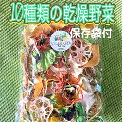 ★10種類の乾燥野菜100g★ジッパー袋付き♪ドライベジ♪無添加無着色