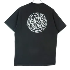 サンタクルーズSanta Cruz半袖Tシャツ両面プリント花柄cherry blossoms桜梅フェードブラック黒ストリートスケボーvintageヴィンテージ40210