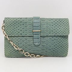 未使用級 SANPO シャイニングクロコダイル アクセサリーポーチ 2way