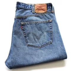 00s メキシコ製 Levi'sリーバイス 501 USED加工 デニムパンツ W38 L30★SDP3855 オールド ジーンズ ストレート ヒゲ ビッグサイズ