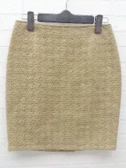 ◇ UNTITLED アンタイトル タイト ミニ スカート 0 ベージュ系 *  【1002800181766】