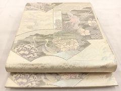 平和屋着物＊夏物 八寸名古屋帯 縞 未使用 DAAW0388op