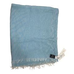 【管理番号-P】LANVIN ランバンコレクション ストール　ブルー