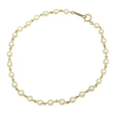 ベンチ 収納付 MIKIMOTO ミキモト ケシパール 幅約7.5㎜K14