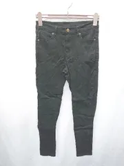 ◇ Θ antiqua アンティカ コットン　デニム スキニー　パンツ サイズXS ブラック レディース E  【1410230027453】