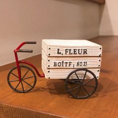 プティトライシクルポット　お色はおえらびくださいませ。　自転車のかわいい小さな植木鉢　ちまちま寄せ　多肉植物寄せ植え　植木鉢　小物入れ　かわいい　インテリア雑貨　プレゼント　園芸雑貨　雑貨