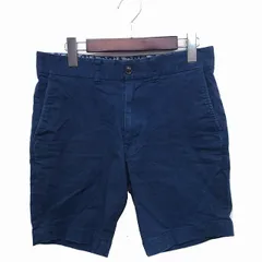 アバハウス ABAHOUSE ショート パンツ 無地 コットン 綿 3 ネイビー 紺 /FT2のサムネイル