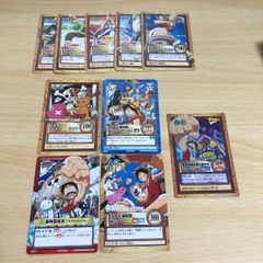 aca13 カード ワンピース 非売品 c-w3 ナミ c-j09 チョッパー s-W1 c-ec1 h-p1 サンジ ゾロ ハイパーバトル まとめ