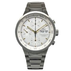 アイダブリューシー IW370713 40mm GST クロノグラフ キャリバー7922 シルバー文字盤 IWC SCHAFFHAUSEN 腕時計 自動巻き メンズ