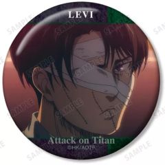 リヴァイ お掃除ver. 進撃の巨人 缶バッジ ローソン キャンペーン 限定
