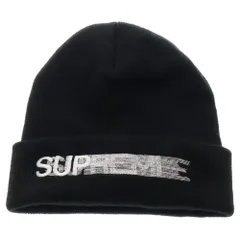 Brand New Supreme Motion Logo Beanie Black - SS23 | eBay