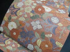 2503-16 未仕立て 袋帯 美品 正絹 着物 汕頭刺繍 - メルカリ