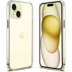 iphone 15 Plus 用 ケース クリア 全面保護 薄型 軽量 耐衝撃 iphone15Plus 用 スマホケース アイフォン15 Plus 用 カバー レンズ保護 ワイヤレス充電対応 黄変防止 落下防止 TPU 全透明 0