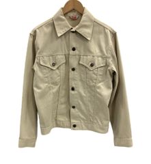 リーバイス Levi's 70's 70年代 70505 4th コットンツイル トラッカージャケット Vintage ヴィンテージ - ジャケット ホワイト 101MT-4202