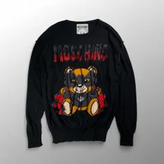 MOSCHINO COUTURE モスキーノ クチュール / ヴァンパイアベア フリンジニット イタリア製 ユニセックス SIZE：46（M程度）のサムネイル