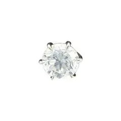 ☆0.681ct☆✨一粒ダイヤG,SI-1,Goodプラチナスタッドピアス