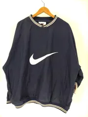 ナイキ NIKE USA製 白タグ ビッグスウッシュ プルオーバー メンズ JPN：L 