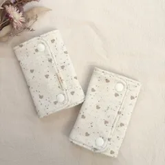 サッキングパッド　ハート柄　つぶつぶ　リブニット