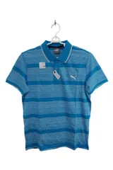 【未使用品】PUMA GOLF ポロシャツ 水色 メンズ M ゴルフ用品 2410-0878 新品