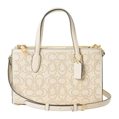 新品 コーチ COACH ショルダーバッグ ニーナ スモール トート バッグ チョークマルチ