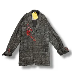参考上代464200円 未使用品 yohji yamamoto POUR HOMME 24SS SAFETY PIN JACKET セーフティピンジャケット コート ヨウジヤマモトプールオム HS-J22-401-1 ブラック 4 87591A7のサムネイル