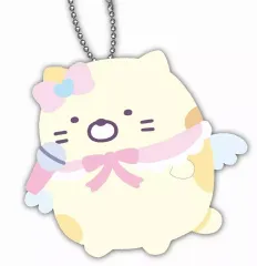 【中古】財布・パスケース D：ねこ 天使なえびてんアイドル モフモフダイカットコインケース 「すみっコぐらし」