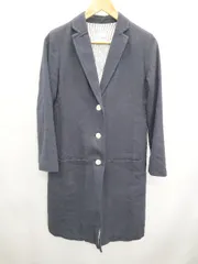 ◇ nimes et nimes ニームエニーム ウール 長袖 チェスターコート サイズ1 ネイビー レディース P  【1407260039648】