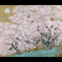 976❣️ 下川立夏日本画「赤富士」画寸 20号