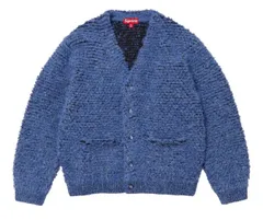 Supreme Textured Knotted Cardigan Blueのサムネイル