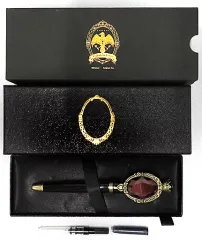 【中古】ペン スカラビア寮 マジカルペン レプリカ万年筆 「ディズニー ツイステッドワンダーランド」 ANIPLEX+限定 抽選販売品