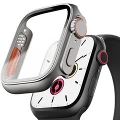【送料無料】★新品未使用★    PZOZ Apple Watch カラーケース 44mm 保護フィルム アップルウォッチ カバー 全面保護 耐衝撃　ピンク/青　 pPKQ1