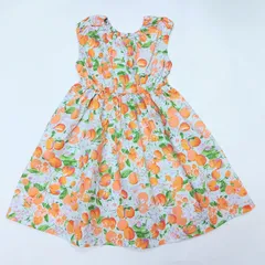 キッズ 女の子 ワンピース フルーツ柄ワンピース ノースリーブ セラフ 100cm〜140cm 新品