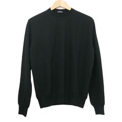 バレンシアガ バックロゴクルーネックニット 534419 サイズS ブラック