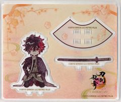 刀剣乱舞 10周年 アニメイトカフェ 跪坐 アクリルスタンド 陸奥守吉行 