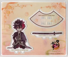 【中古】アクリルスタンド・アクリルパネル 肥前忠広 跪坐ミニアクリルスタンド 「刀剣乱舞-ONLINE- 十周年 第二弾×animatecafe」