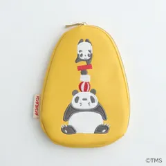 パンダコパンダ ダイカットボアポーチ (イエロー)