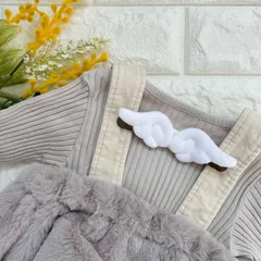 【再販】肩紐ずれ防止クリップ　肩紐クリップ　マルチクリップ　天使の羽